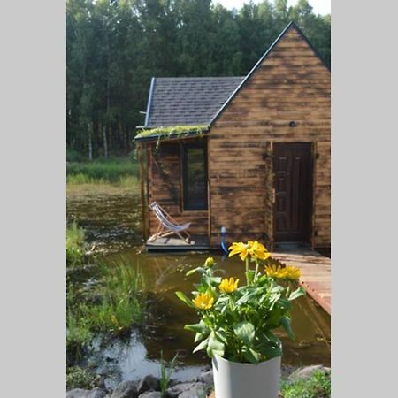 Heather Hut, Off-Grid Cottage On A Pond+2 Ha Darzkowo Exterior foto